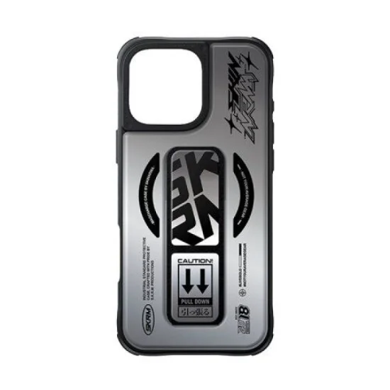 Cover Iphone 16 Pro Max Kira Kobay Magsafe Case With Grip Skin Arma - Gray